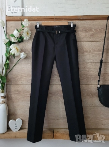 Нов черен елегантен панталон Zara 