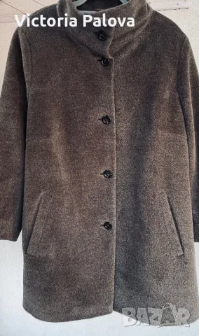 Модерно скъпо палто алпака SAINT JACQUES , снимка 3 - Палта, манта - 48585148