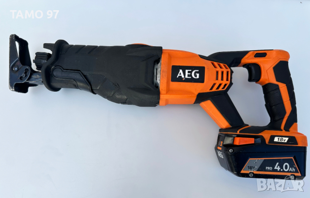 AEG BUS 18A - Акумулаторен саблен трион перфектен!, снимка 2 - Други инструменти - 44914468