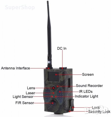 ТОП МОДЕЛ 16MPX Професионална Ловна камера за лов HC-300M GSM GRPS MMS, снимка 8 - Екипировка - 40185268