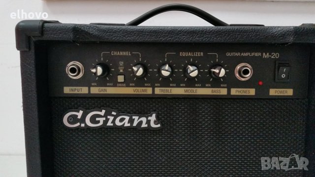 Усилвател за китара C.Giant M-20 -1, снимка 5 - Ресийвъри, усилватели, смесителни пултове - 28844291