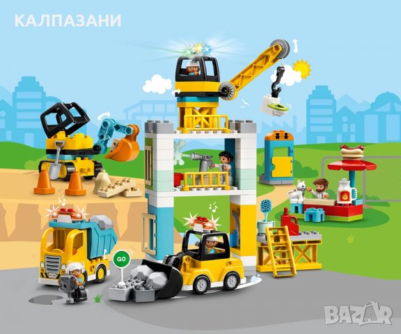 LEGO® DUPLO® Town 10933 - Строителен кран, снимка 4 - Конструктори - 38317662
