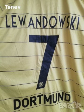 Borussia Dortmund #7 Lewandowski Kappa 2010/2011 оригинална тениска фланелка Борусия Дортмунд , снимка 3 - Тениски - 42987217