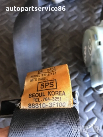 Преден ляв предпазен колан за KIA Opirus 3.5 (2006) 888103F100, снимка 3 - Части - 53273967