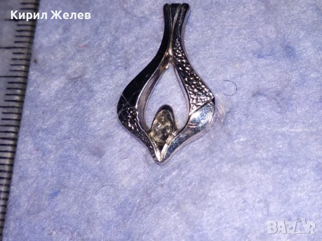 СТИЛЕН ИЗИСКАН СРЕБЪРЕН АРТ ПЕНДАНТ МАРКОВО СРЕБРО 925 ФИНО АЖУРНО БИЖУ МЕДАЛЬОН 32130, снимка 14 - Колиета, медальони, синджири - 40502119