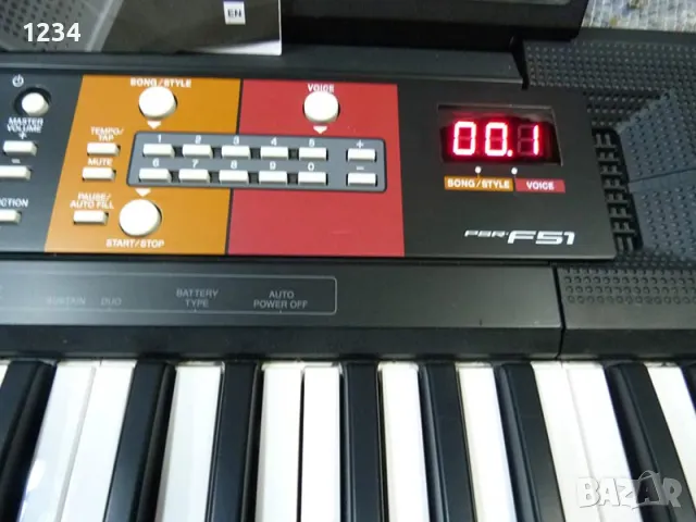  синтезатор клавир YAMAHA PSR-F51 пиано с 5 октави, снимка 6 - Синтезатори - 47554829