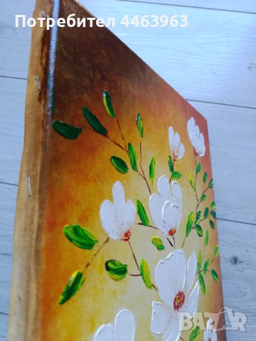 Настроение - 1 ( в жълто). Авторска картина, снимка 6 - Картини - 50918254