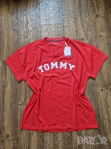 Страхотна дамска тениска TOMMY HILFIGER размер L , нова , снимка 4 - Тениски - 50760386