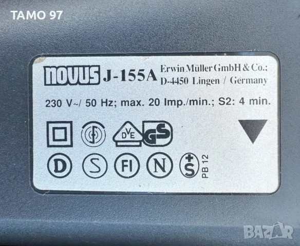 NOVUS J-155A - Електрически такер неразличим от нов!, снимка 7 - Други инструменти - 47897886