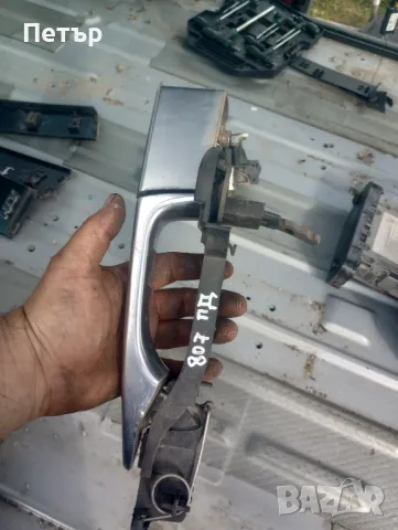 Предна дясна външна дръжка Пежо 807 ситроен ц8 ланчия федра , снимка 3 - Части - 50156536