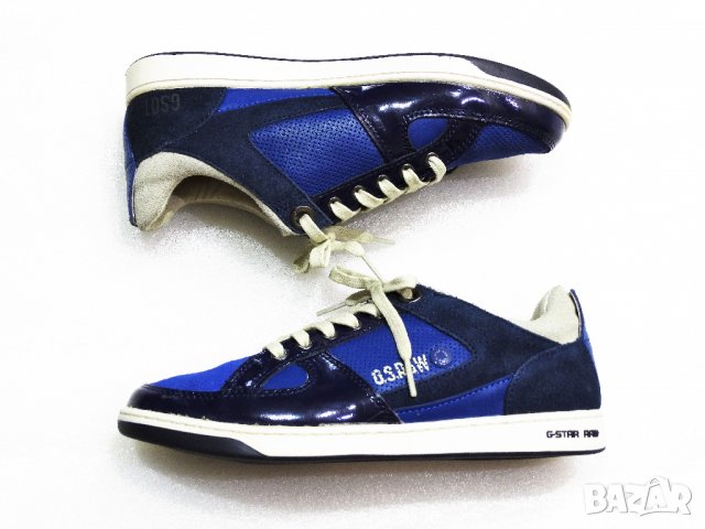 Нови и Намалени G-Star Pitcher Rhodes Mens Laced Leather Дамски Спортни Обувки Номер 39, снимка 3 - Маратонки - 33536184