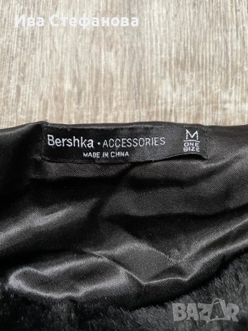 Нов рошав черен клъч чанта Bershka, снимка 4 - Чанти - 43712914