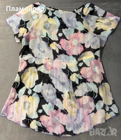 Дамска блузка с къс ръкав - L, снимка 2 - Тениски - 48922372