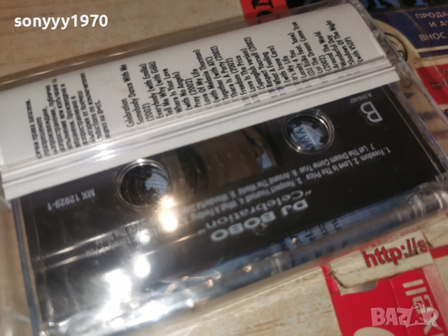 DJ BOBO-ORIGINAL TAPE 1012250843, снимка 3 - Аудио касети - 52717314