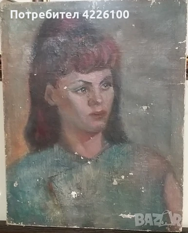 Картина портрет на красива жена, снимка 4 - Картини - 50566828