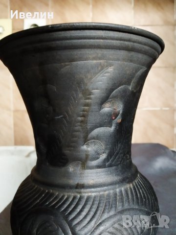 стара метална ваза, снимка 2 - Антикварни и старинни предмети - 28988234