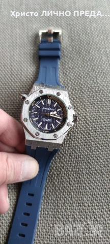 Промоция!!! BLUE 💙!!!Мъжки луксозен часовник Audemars Piguet Royal Oak , снимка 4 - Мъжки - 53103877