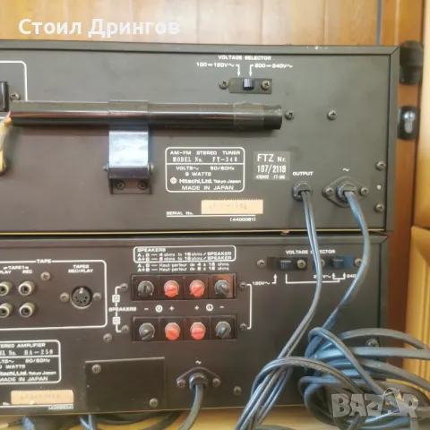 HITACHI HA-250&FT-340, снимка 6 - Ресийвъри, усилватели, смесителни пултове - 50124212