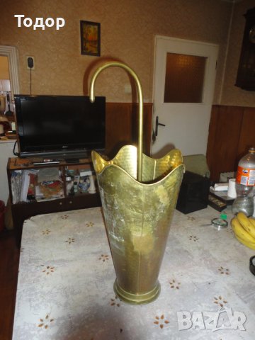 Бронзова поставка за чадъри бастуни, снимка 8 - Антикварни и старинни предмети - 43208434