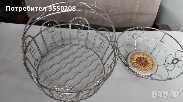 Фруктиери, Кошнички метални за плодове, снимка 2 - Аксесоари за кухня - 43473536