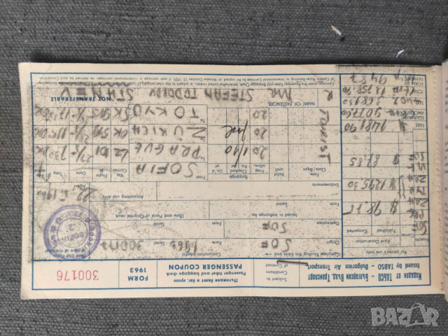 Продавам Самолетен билет Табсо -Tabso/ София -Цюрих -Токио, снимка 2 - Антикварни и старинни предмети - 36547668