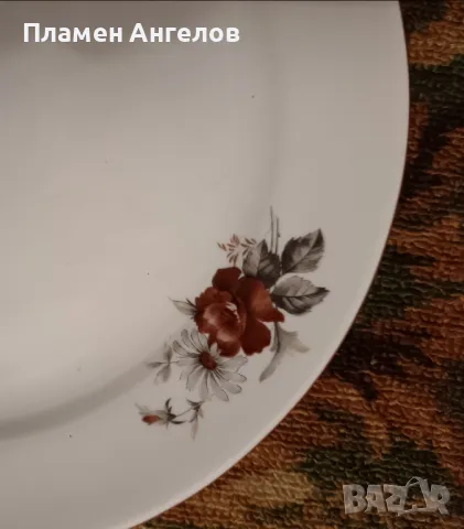 Порцеланово плато, чиния, снимка 2 - Сервизи - 49105047