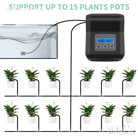 Автоматична система за капково напояване с програмируем дигитален таймер, снимка 5 - Напояване - 53382427