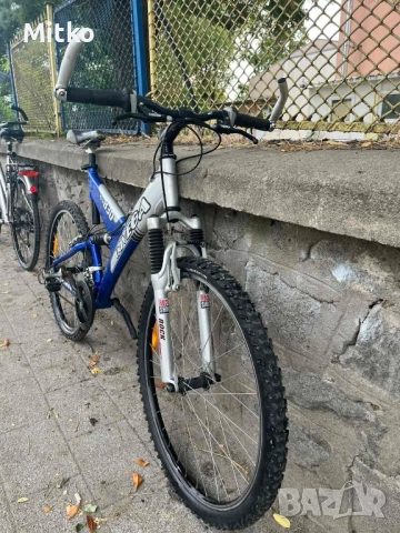 26 цола алуминиев велосипед с 21 скорости усилени капли амортисьори предни и задни , снимка 3 - Велосипеди - 51910159