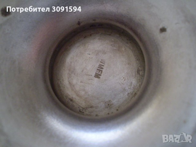 Стара захарница бонбониера  ВМФ Уникат с оригиналното стъкло  wmf, снимка 10 - Антикварни и старинни предмети - 37460864