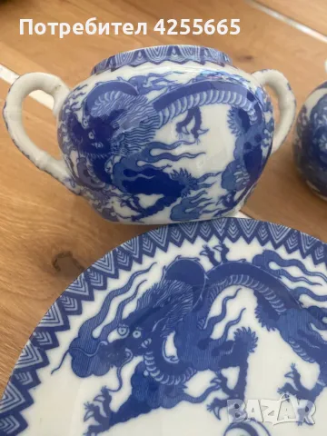 Китайски порцеланов сервиз, снимка 6 - Антикварни и старинни предмети - 47642012