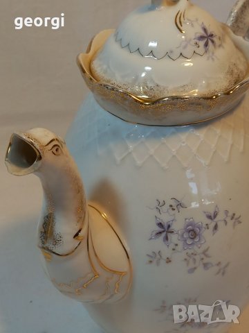 Порцеланов чайник антика, снимка 3 - Аксесоари за кухня - 37866229