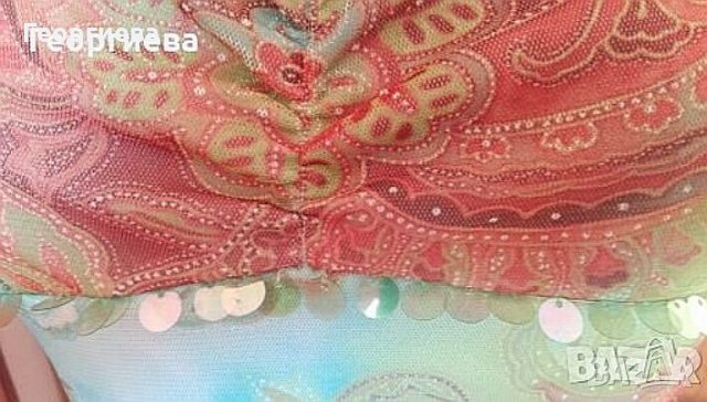 Рокля STYLE с цветен тюл👗🍀S,M👗🍀 арт.1030, снимка 5 - Рокли - 26762438