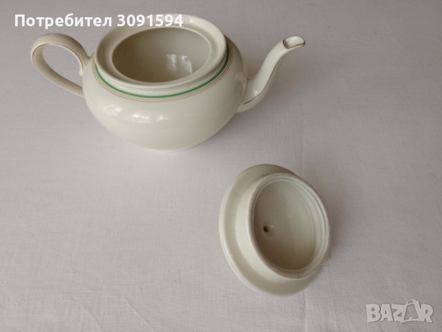Стар порцеланов чайник -Марка за порцелан и керамика - марки CT Altwasser RSS   Carl Tielsch основав, снимка 5 - Антикварни и старинни предмети - 43115069