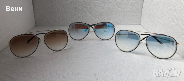 Gucci 2020 унисекс  слънчеви очила авиатор дамски мъжки, снимка 2 - Слънчеви и диоптрични очила - 28632765