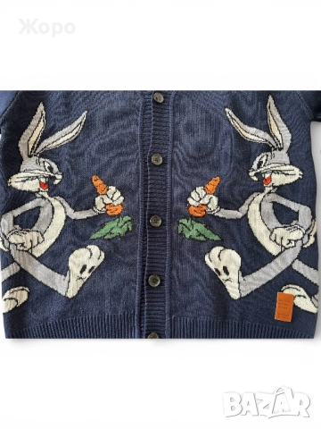 Scotch & Soda x Looney Tunes жилетка M – Нова с етикети – Bugs Bunny, снимка 9 - Други - 53589446