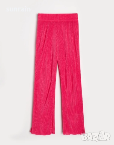 плисиран розов панталон, снимка 2 - Панталони - 52004795