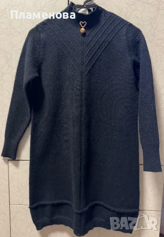 Дамска вълнена туника/ рокля - М