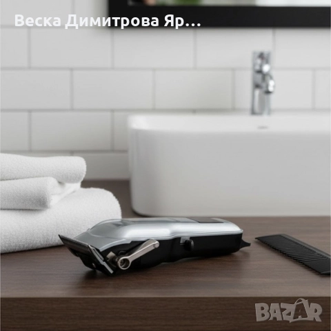 Безжична машинка за подстригване Rosberg R51810Q, 5W, DC 3.7V 1200mAh, USB зареждане, снимка 4 - Машинки за подстригване - 52793890