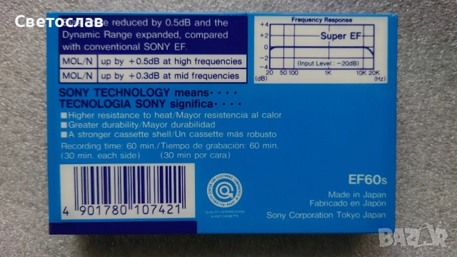 Нови аудио касети Sony, снимка 3 - Аудио касети - 52334502