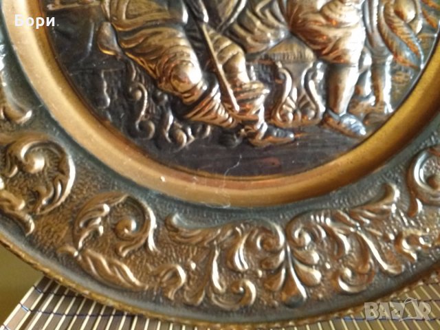 Голям  шведски плакет 60см диаметър, снимка 5 - Картини - 27594844