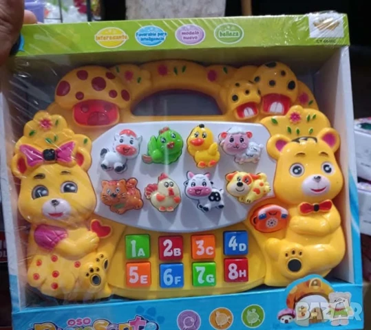 Образователно музикално пиано с животни – Интерактивна играчка за деца