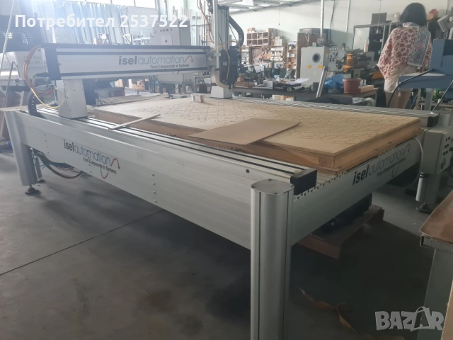 Портална CNC машина ( Рутер ) за фрезоване, пробиване и разкрой ISEL 302006, снимка 2 - Други машини и части - 52810597