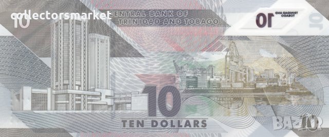 10 долара 2020, Тринидад и Тобаго, снимка 2 - Нумизматика и бонистика - 35338259