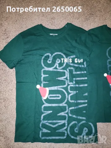 Нови Коледни тениски за мама и дете 💯% памук! S/M и 134см., снимка 3 - Тениски - 48068579
