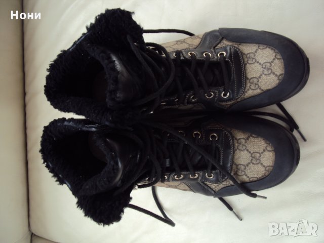 Винтидж  Мъжки оригинални боти Gucci  size 42.5, снимка 13 - Мъжки боти - 34577073