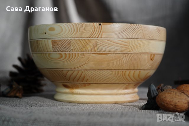 Дървена купа, снимка 4 - Други - 38812019