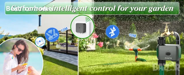 WiFi програматор за вода и поливни системи с хъб AnseTo, снимка 10 - Напояване - 47819574