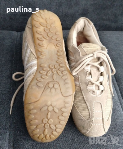 Дамски ортопедични маратонки / сникърси / естествен велур "Easy street" / Italy, снимка 7 - Маратонки - 17135160