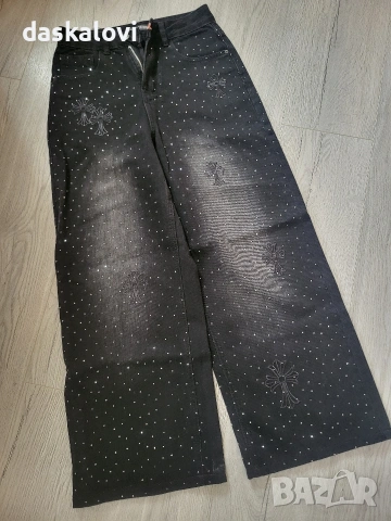 бутикови дънки с лазмел само изпрани