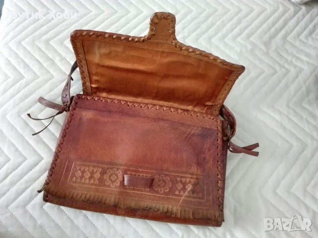 Ретро чанта СБХ естествена кожа, снимка 4 - Чанти - 32513527